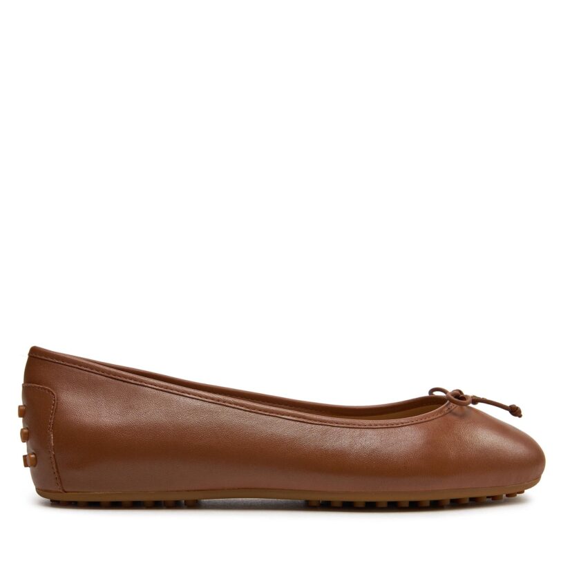Балеринки Lauren Ralph Lauren 802927941004 Кафяв цвят на ниска цена