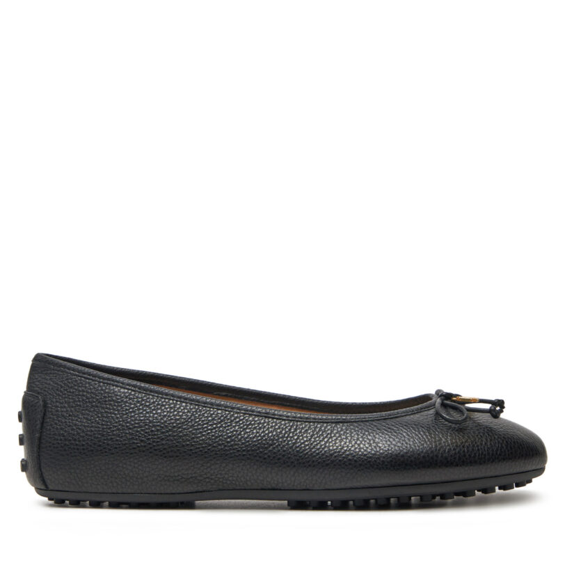 Балеринки Lauren Ralph Lauren 802942766001 Черен цвят на ниска цена