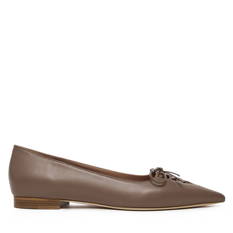 Балеринки MALONE SOULIERS Hedy Flat 10-2 Кафяв цвят на ниска цена
