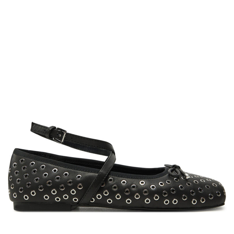 Балеринки MICHAEL Michael Kors Collette Flex Ballet 40R5COFP1L Черен цвят на ниска цена