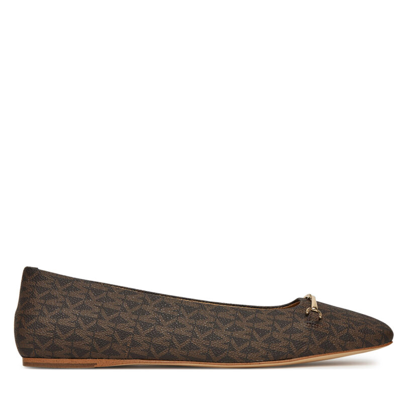 Балеринки MICHAEL Michael Kors Lena 40S5LEFP1B Кафяв цвят на ниска цена