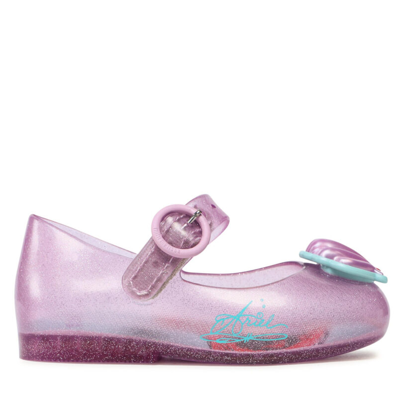 Балеринки Melissa Mini Melissa Sweet Love + Disn 33447 Виолетов цвят на ниска цена