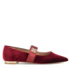 Балеринки Nine West 8168-1 Бордо цвят на ниска цена