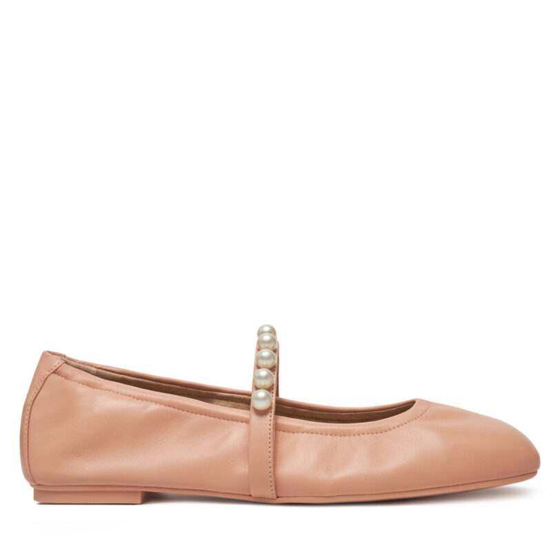 Балеринки Stuart Weitzman Goldie Ballet SF896 Бежов цвят на ниска цена
