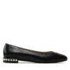 Балеринки Stuart Weitzman Pearl Flat SB753 Черен цвят на ниска цена