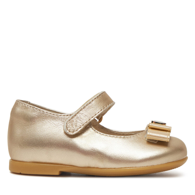 Балеринки Tommy Hilfiger Ballerina T1A3-33927-0220 M Златист цвят на ниска цена