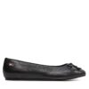 Балеринки Tommy Hilfiger Essential Chic Ballerina FW0FW08059 Черен цвят на ниска цена