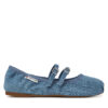 Балеринки Tommy Jeans Ballerina Denim EN0EN02782 Син цвят на ниска цена