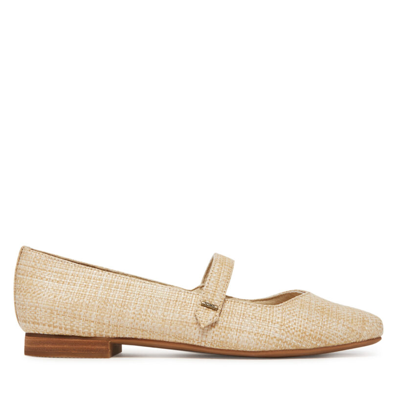 Балеринки Toms Bianca  10022000 Бежов цвят на ниска цена