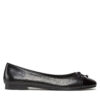 Балеринки Tory Burch Cap-Toe Ballet 154511 Черен цвят на ниска цена
