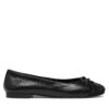 Балеринки Tory Burch Cap-Toe Pave Ballet 166214 Черен цвят на ниска цена