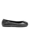 Балеринки Tory Burch Minnie Travel Ballet With Logo 49350 Черен цвят на ниска цена