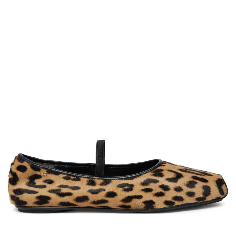 Балеринки Tory Burch Runway Ballet 165476 Кафяв цвят на ниска цена