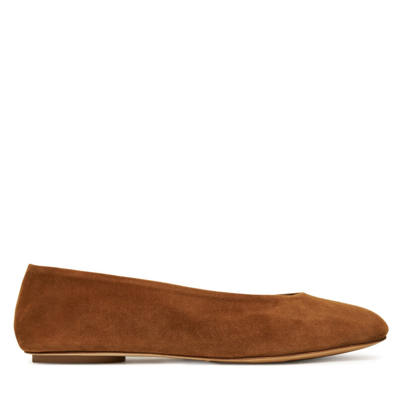 Балеринки Weekend Max Mara Todisuede 2525526074600 Кафяв цвят на ниска цена