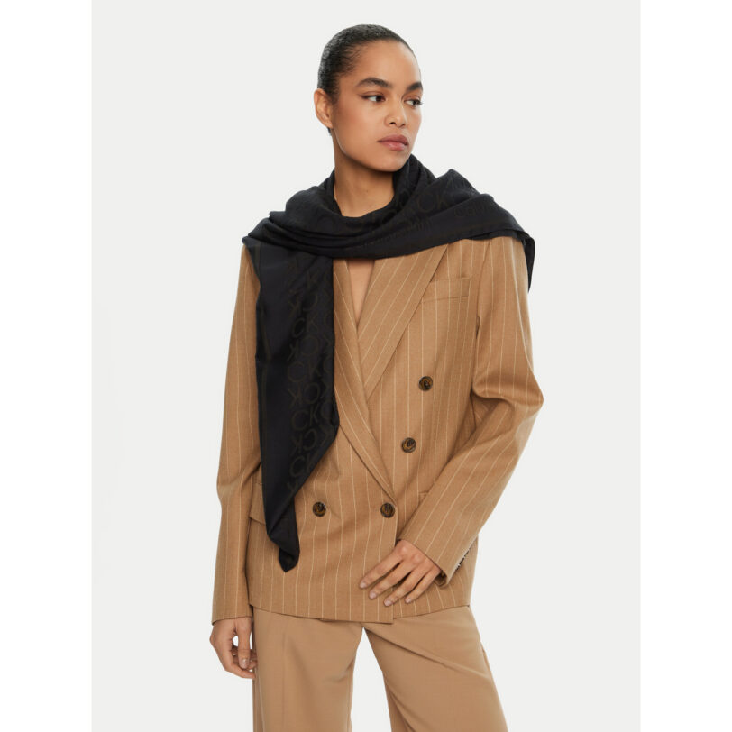 Бандана Calvin Klein K60K612971 Черен цвят на ниска цена