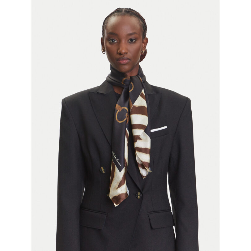 Бандана LAUREN RALPH LAUREN 454980710001 Черен цвят на ниска цена