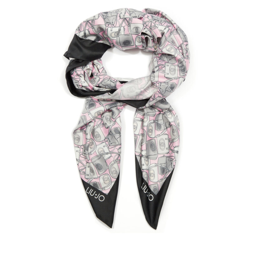 Бандана Liu Jo Ecs Foulard Icon Bag 2A4036 T0300 Сив цвят на ниска цена