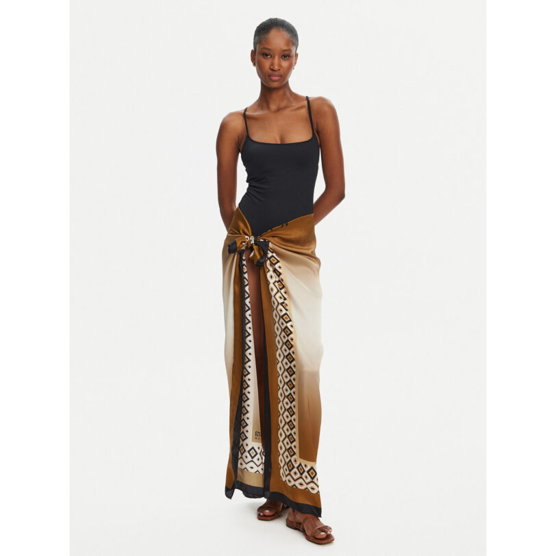 Бандана Max Mara Beachwear Ottico 2516541019 Кафяв цвят на ниска цена