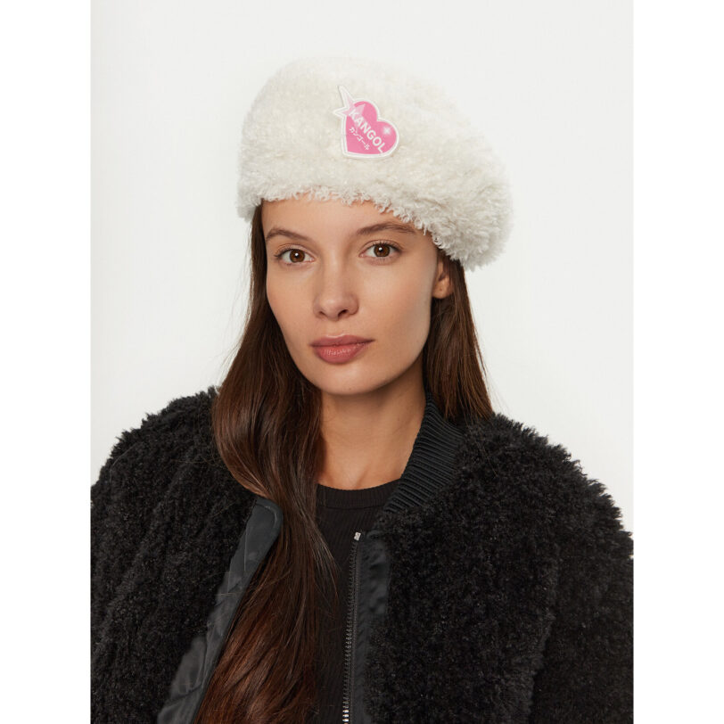 Барета Kangol Manga Beret K5423 Бял цвят на ниска цена