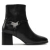 Боти Calvin Klein Ankle Boot 55 HW0HW02095 Черен цвят на ниска цена
