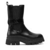 Боти Calvin Klein Chunky Combat Chelsea Mg YW0YW01495 Черен цвят на ниска цена