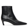 Боти Calvin Klein Ess Kitten Heel Ankle Boot HW0HW02586 Черен цвят на ниска цена