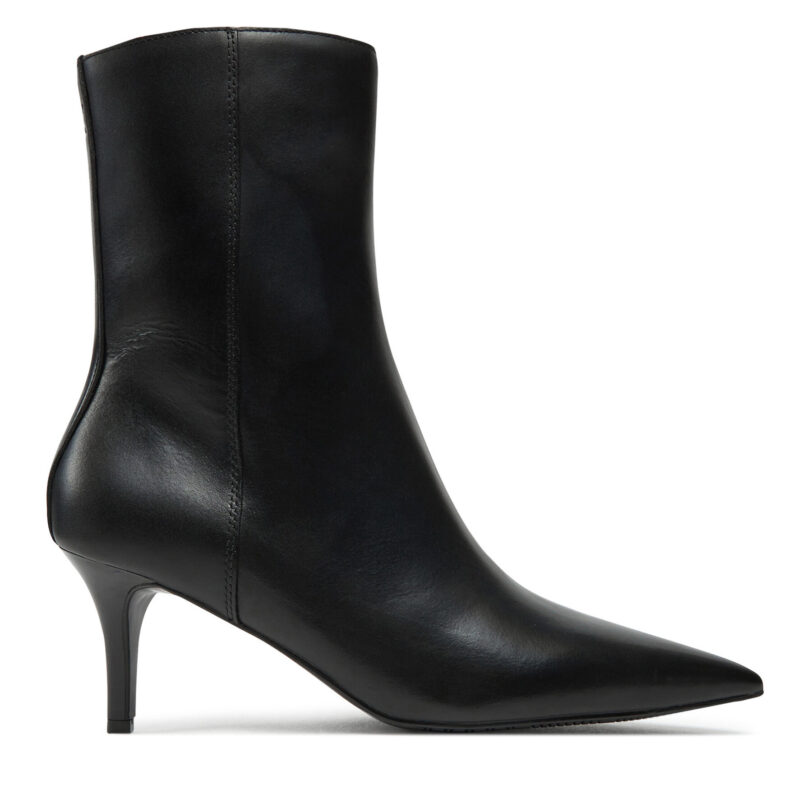 Боти Calvin Klein Jeans 60Mm Stiletto Heel Bootie YW0YW01836 Черен цвят на ниска цена