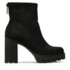 Боти Calvin Klein Jeans Heel Platform Zip Boot Ss YW0YW01601 Черен цвят на ниска цена