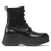 Боти Calvin Klein Pitched Combat HW0HW01599 Черен цвят на ниска цена