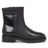 Боти Calvin Klein Rubber Sole Ankle Boot Lg Wl HW0HW01700 Черен цвят на ниска цена