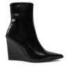 Боти Calvin Klein Wedge Ankle Boot 90 HW0HW02256 Черен цвят на ниска цена