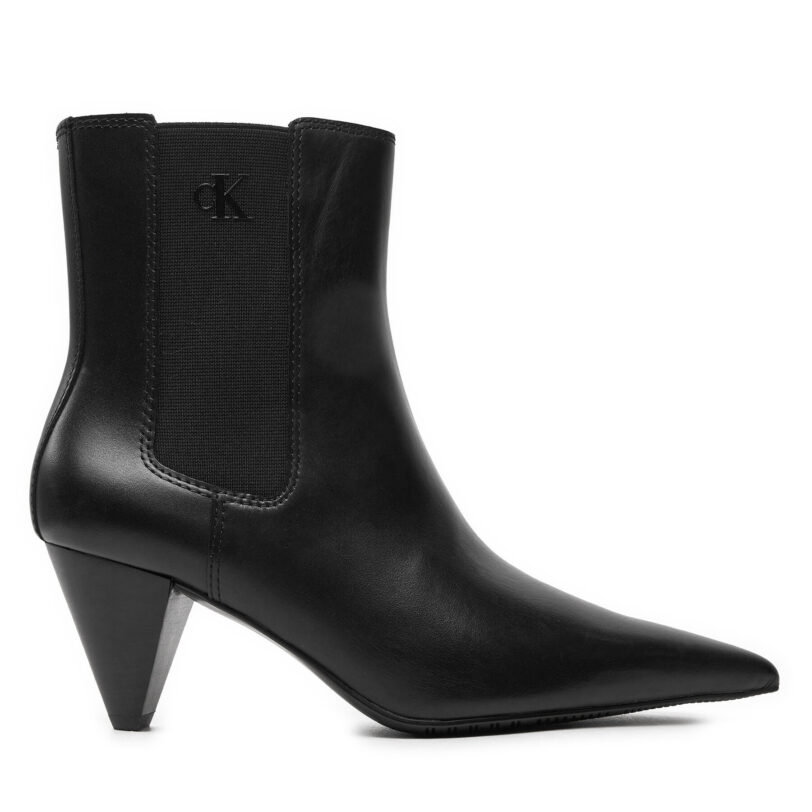 Боти Calvin Klein YW0YW01676 Черен цвят на ниска цена