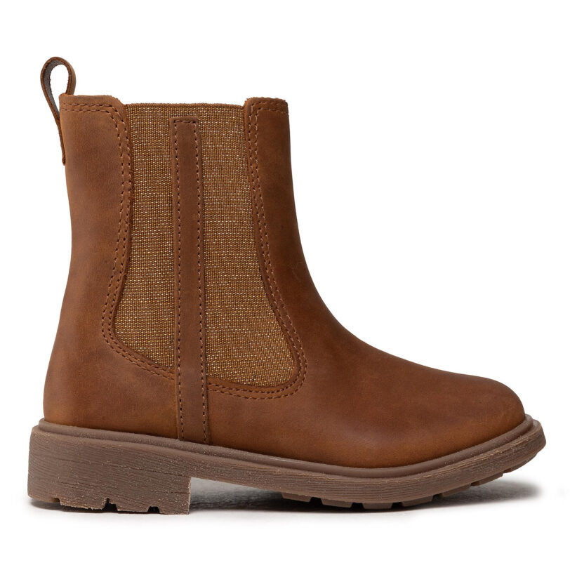 Боти Clarks Astrol Orin T 261541686 Кафяв цвят на ниска цена