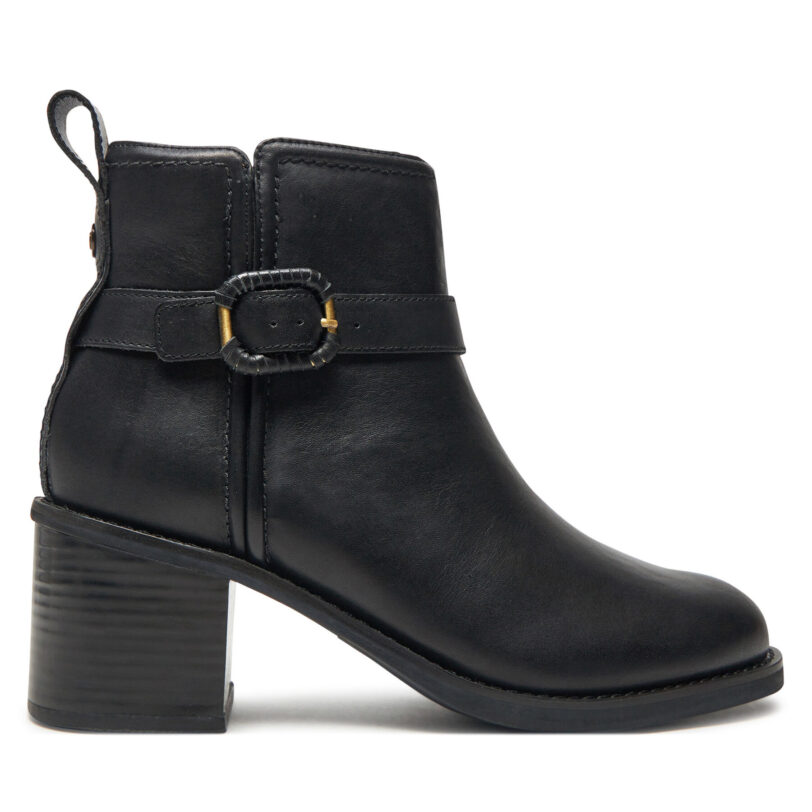 Боти Clarks Chamberly Trim 26178833 Черен цвят на ниска цена