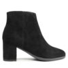 Боти Clarks Freva55 Zip 261747594 Черен цвят на ниска цена