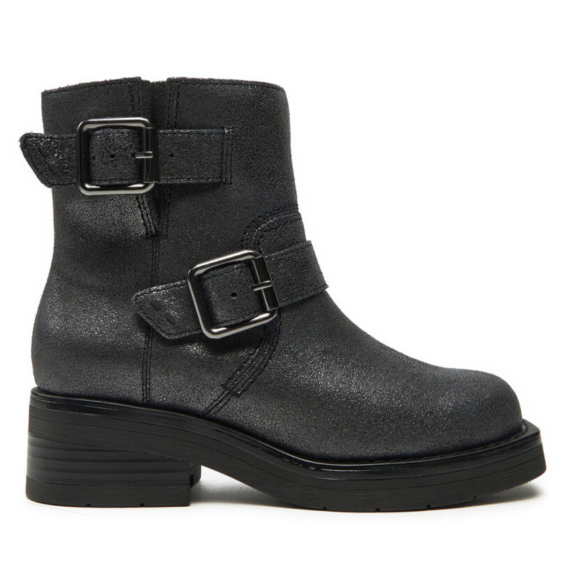Боти Clarks Rebelle Buckle 26178889 Сребрист цвят на ниска цена