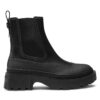 Боти Coach Jayla Leather Bootie CM770 Черен цвят на ниска цена