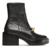 Боти Coach Kenna Leather Bootie CK031 Черен цвят на ниска цена