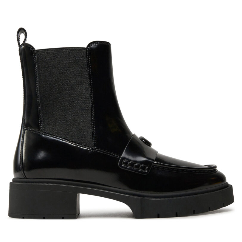 Боти Coach Louisa Bootie CX024 Черен цвят на ниска цена