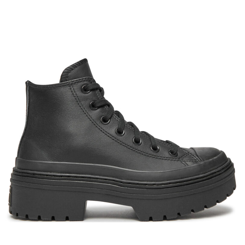 Боти Converse Chuck Taylor All Star Lugged Heel Leather Platform A10369C Черен цвят на ниска цена
