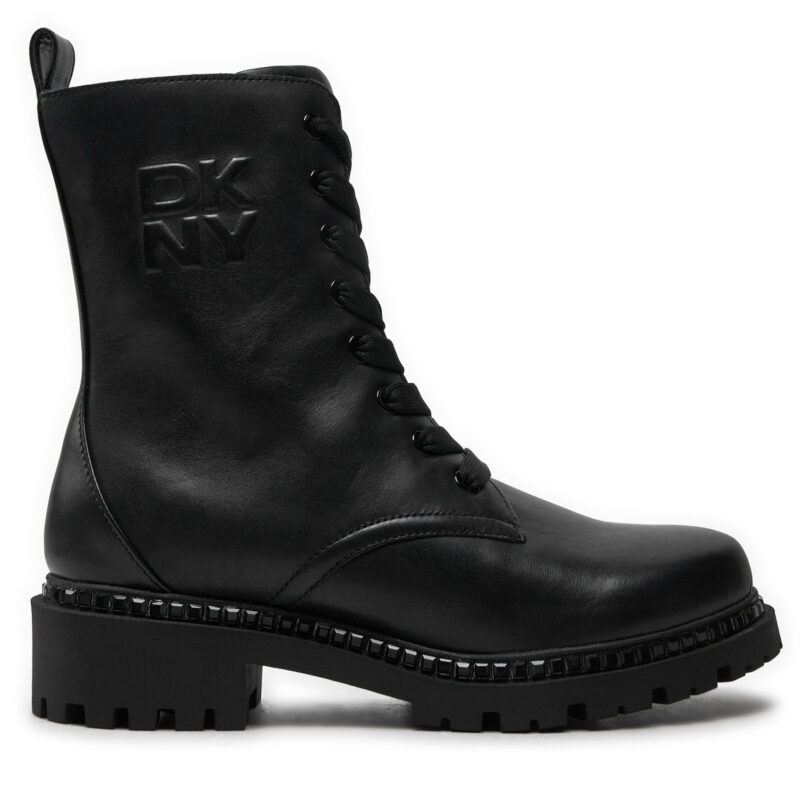 Боти DKNY K4433012 Черен цвят на ниска цена