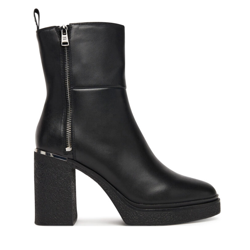 Боти DKNY Talley K3507810 Черен цвят на ниска цена