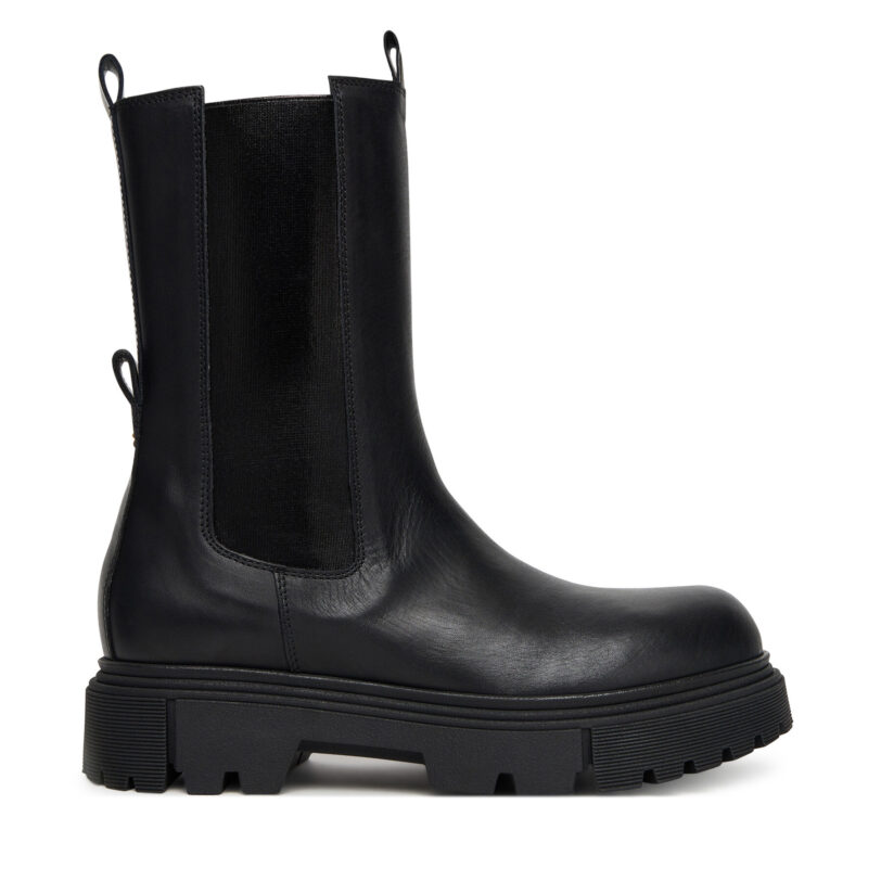 Боти Elisabetta Franchi Chelsea Boot F4A5-E0416-1251 D Черен цвят на ниска цена