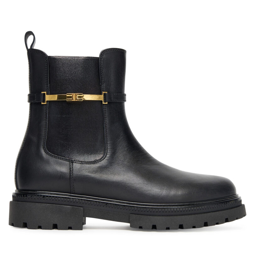 Боти Elisabetta Franchi Chelsea Bot F4A5-E0441-1251 D Черен цвят на ниска цена
