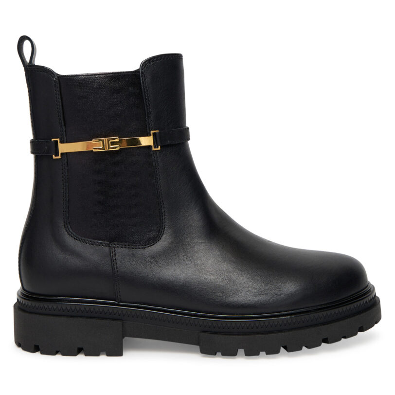 Боти Elisabetta Franchi Chelsea Bot F4A5-E0441-1251 S Черен цвят на ниска цена