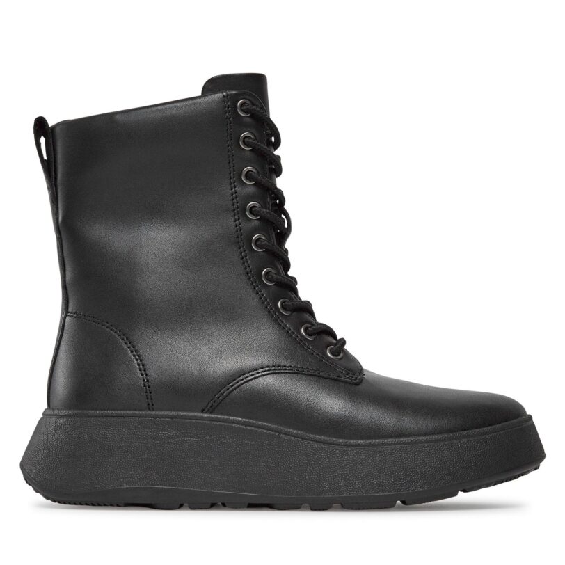 Боти FitFlop F-Mode GM4-090 Черен цвят на ниска цена