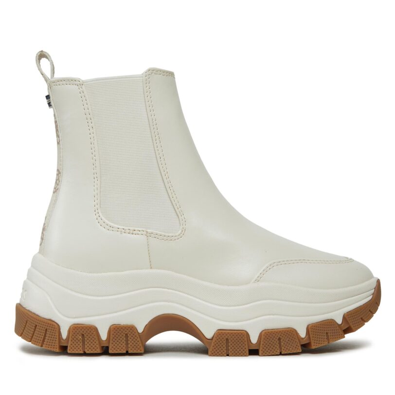 Боти Guess FL8BEO ELE12 Екрю цвят на ниска цена