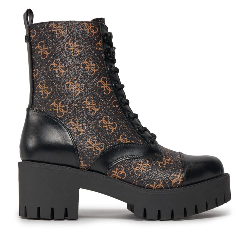 Боти Guess FL8WAP FAL10 Кафяв цвят на ниска цена