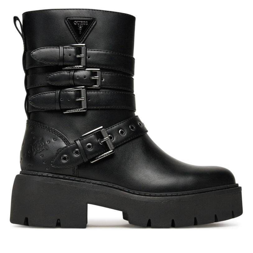Боти Guess FLTSVO FAL10 Черен цвят на ниска цена