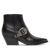 Боти Guess Hermine FL7HRM LEA10 Черен цвят на ниска цена